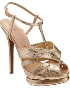 Nicholas Kirkwood Fused Lace Peep Toe Sandal - Lyst