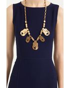 Oscar de la Renta Guitar Motif Necklace - Lyst