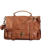 Proenza Schouler Ps1 Large Leather - Lyst