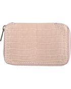 Valextra Alligator Zip Around Case - Lyst