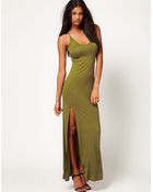 ASOS Collection Asos Maxi Dress with Split - Lyst