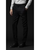 Burberry Prorsum Skinny Fit Wool Twill Trousers - Lyst