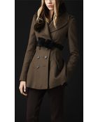 Burberry Prorsum Wool Cashmere Tailored Coat - Lyst