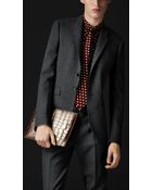 Burberry Prorsum Skinny Fit Compact Wool Twill Jacket - Lyst