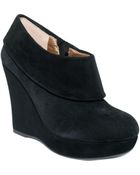 BCBGeneration Madeena Wedge Booties - Lyst