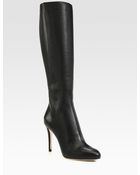 Jimmy Choo Glory Leather Knee High Boots - Lyst