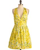 ModCloth Process Of Lemonation Dress - Lyst