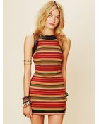 Free People New Romantics Tapestry Shift Dress - Lyst
