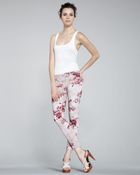 J Brand 835 Midrise Skinny Floral print Jeans - Lyst