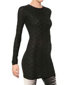 Gareth Pugh Geometric Print Viscose Jersey Dress - Lyst