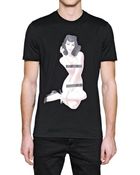 Givenchy Pin Up Cotton Jersey Slim Fit Tshirt - Lyst
