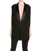Maison Martin Margiela Crepe Vest Tuxedo Style Jacket - Lyst