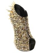 Giuseppe Zanotti 150mm Suede Spiked Sculptural Wedges - Lyst