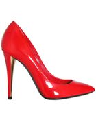 Saint Laurent 100mm Clara Patent Pointy Pumps - Lyst