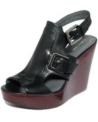 Calvin Klein Jamie Platform Wedge Sandals - Lyst