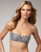 Diane von Furstenberg Lorena Printed Bandeau Top - Lyst