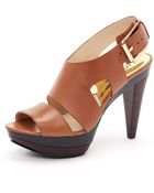 MICHAEL Michael Kors Carla Platform Sandals - Lyst
