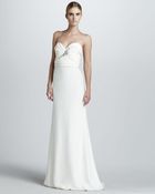 Notte By Marchesa Bead Bodice Strapless Gown - Lyst