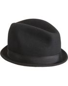 Rag & Bone Center Dent Fedora - Lyst