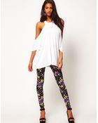 ASOS Collection Asos Legging in Floral Spot Print - Lyst