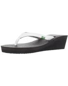 Sanuk Sanuk Womens Yoga Mat Wedge Flip Flop - Lyst