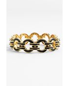 Ak Anne Klein Union Square Enamel Link Bracelet - Lyst