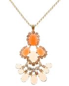 J.Crew Cabochon Fan Pendant Necklace - Lyst