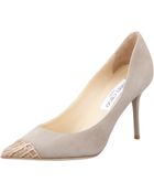 Jimmy Choo Alias Captoe Pump - Lyst
