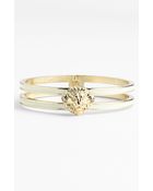 Ak Anne Klein Presidio Lion Head Bangle - Lyst