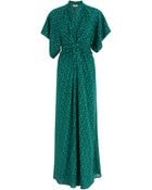 Issa Chain Print Maxi Dress - Lyst