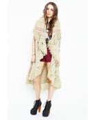 Nasty Gal Fringe Festival Drape Vest - Lyst