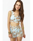 Nasty Gal Palms Tap Shorts - Lyst