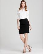 Theory Tatjana Tailor Combo Dress - Lyst