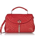Versace Baroque Quilted Leather Tote - Lyst