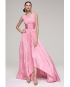 Oscar de la Renta Pleated Gown - Lyst