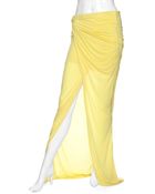 Helmut Lang Exclusive Jersey Wrap Twisted Knot Skirt - Lyst