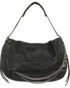 Jimmy Choo Biker Leather Shoulder Bag - Lyst