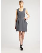 Marc Jacobs Wool Dress - Lyst