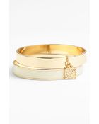Ak Anne Klein Union Square Enamel Bangles - Lyst