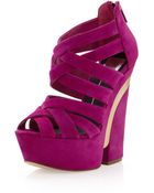 Dolce Vita Sali Strappy Sandal Magenta - Lyst