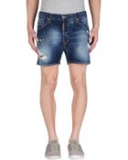 DSquared² Denim Shorts - Lyst