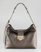 Jimmy Choo Rachel Glittering Leather Shoulder Bag - Lyst