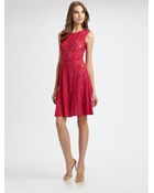 BCBGMAXAZRIA Lace Dress - Lyst