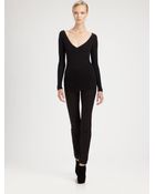 Donna Karan New York Cashmere V-neck Top - Lyst