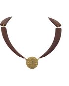 House Of Harlow Engraved Coin Collar Necklace - Lyst
