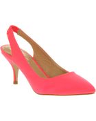 Office Bang On Court Pink Satin - Lyst