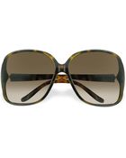 Gucci Heart Logo Plastic Frame Sunglasses - Lyst