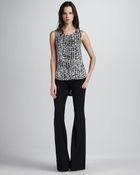 Rachel Zoe Hutton Flare Pants Black - Lyst