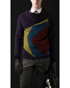 Burberry Prorsum Cashmere Funnel Neck Sweater - Lyst
