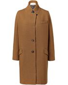 Vanessa Bruno Tweed Coat - Lyst